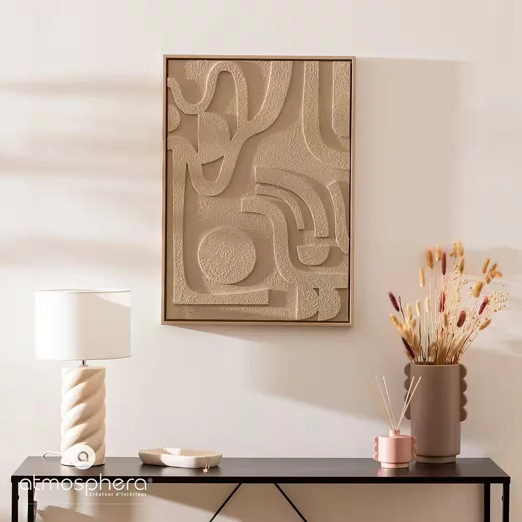 ATMOSPHERA CREATEUR D'INTERIEUR 3D-Wandbild AZRA mit Rahmen 50x70 cm