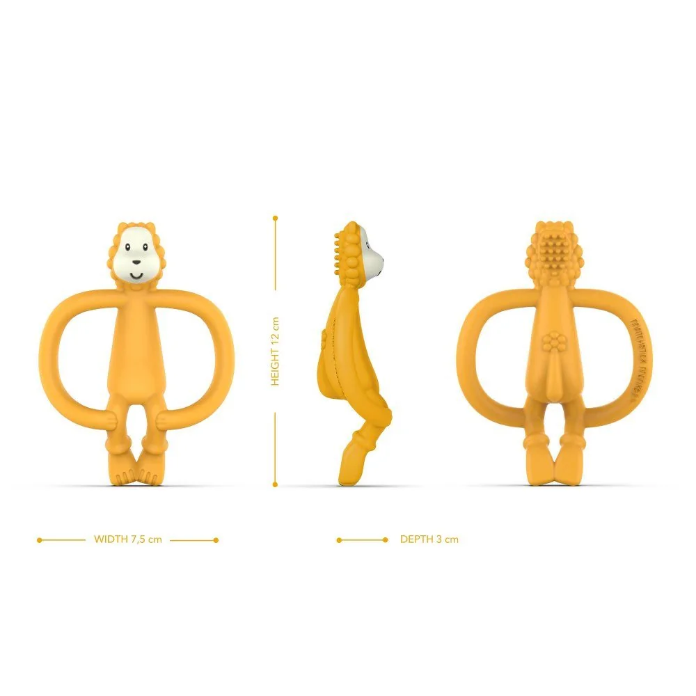 Matchstick Monkey Geschenkset Tier-Beißring und Musselintuch für Babys