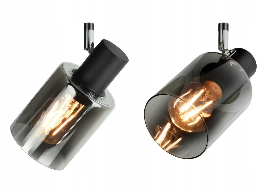 Luxolar LED Deckenleuchte schwarz E27 60W drehbar Wohnzimmer Küche
