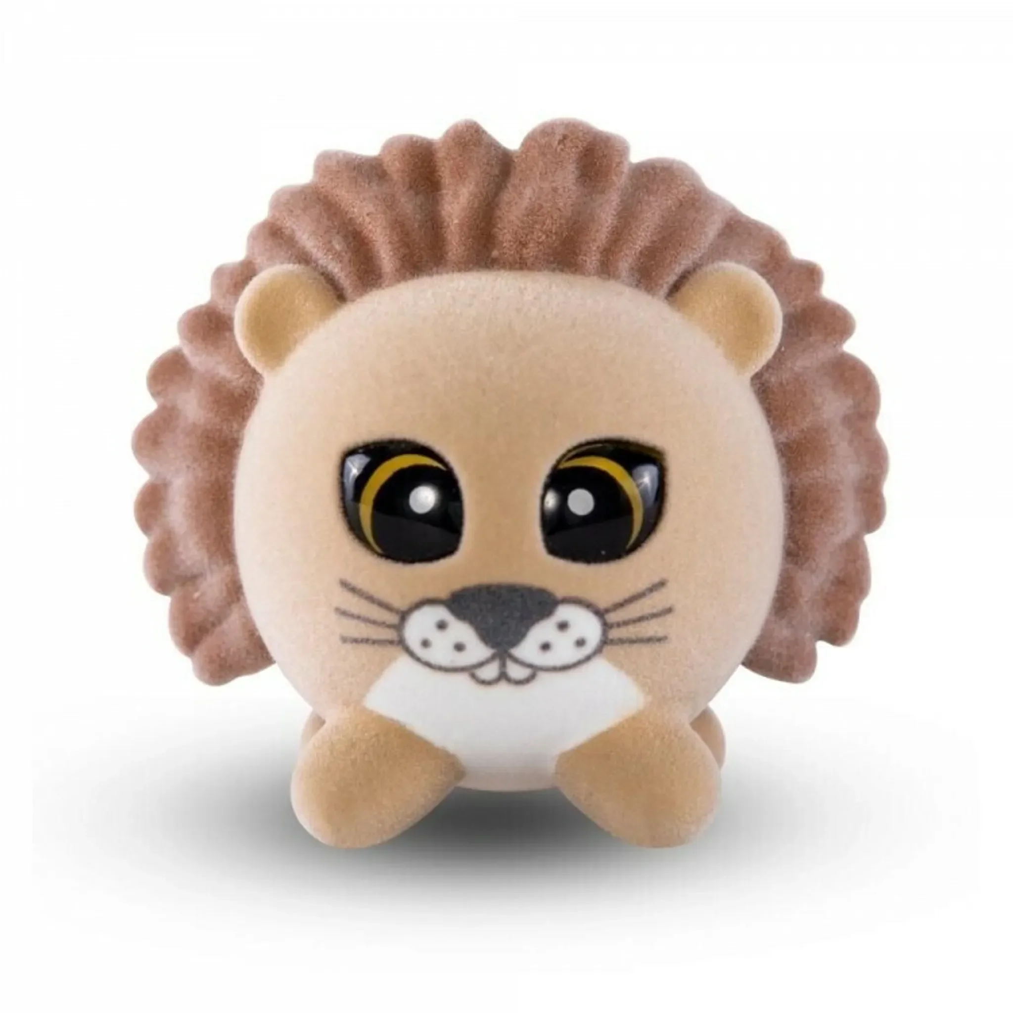 Flockies Sammelfigur „Logan der Löwe“ – beflockte Tierfigur, ca. 5 cm