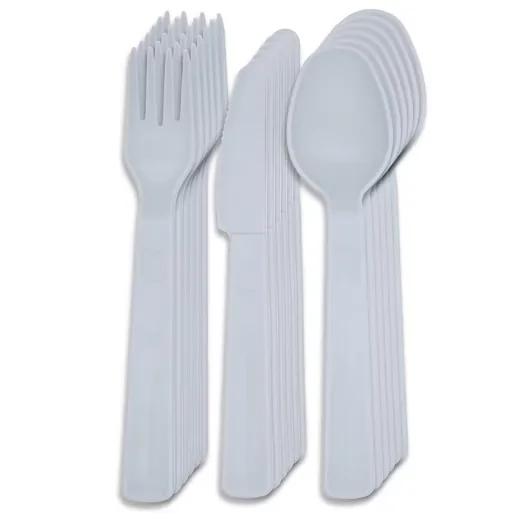 BAHAMA Mehrweg Besteck 1-tlg Kunststoff Camping Party Gabel Messer
