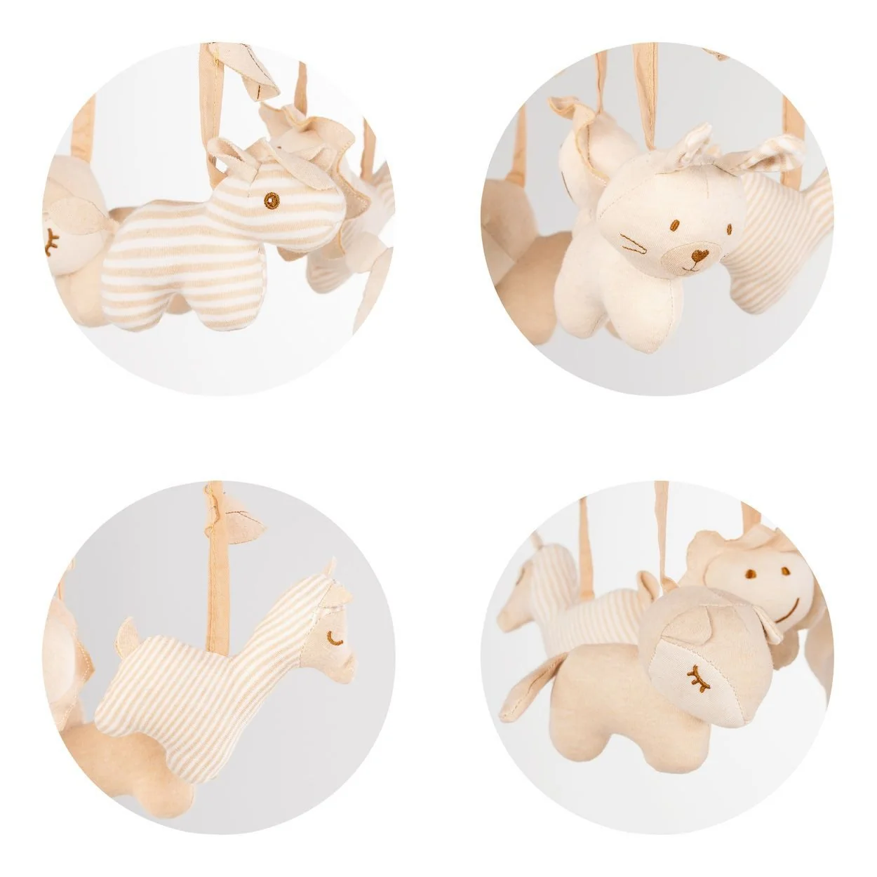 CHIPOLINO Musik Mobile Rabbit und Friends fuer Babybett