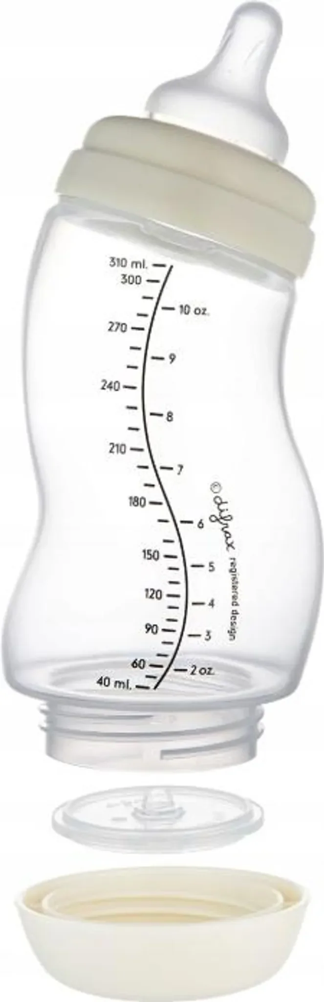 Canpol babies S-förmiges Anti-Colic Weithals Babyfläschchen PP 310 ml