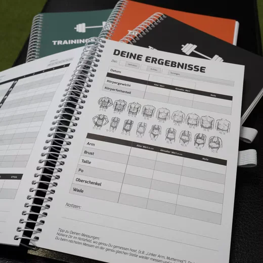 TNT Trainingstagebuch für Fitnessstudio und Krafttraining