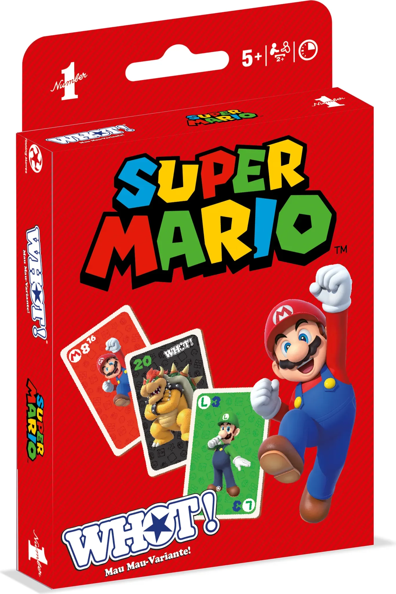 WHOT! – Super Mario Kartenspiel (Mau-Mau-Variante)