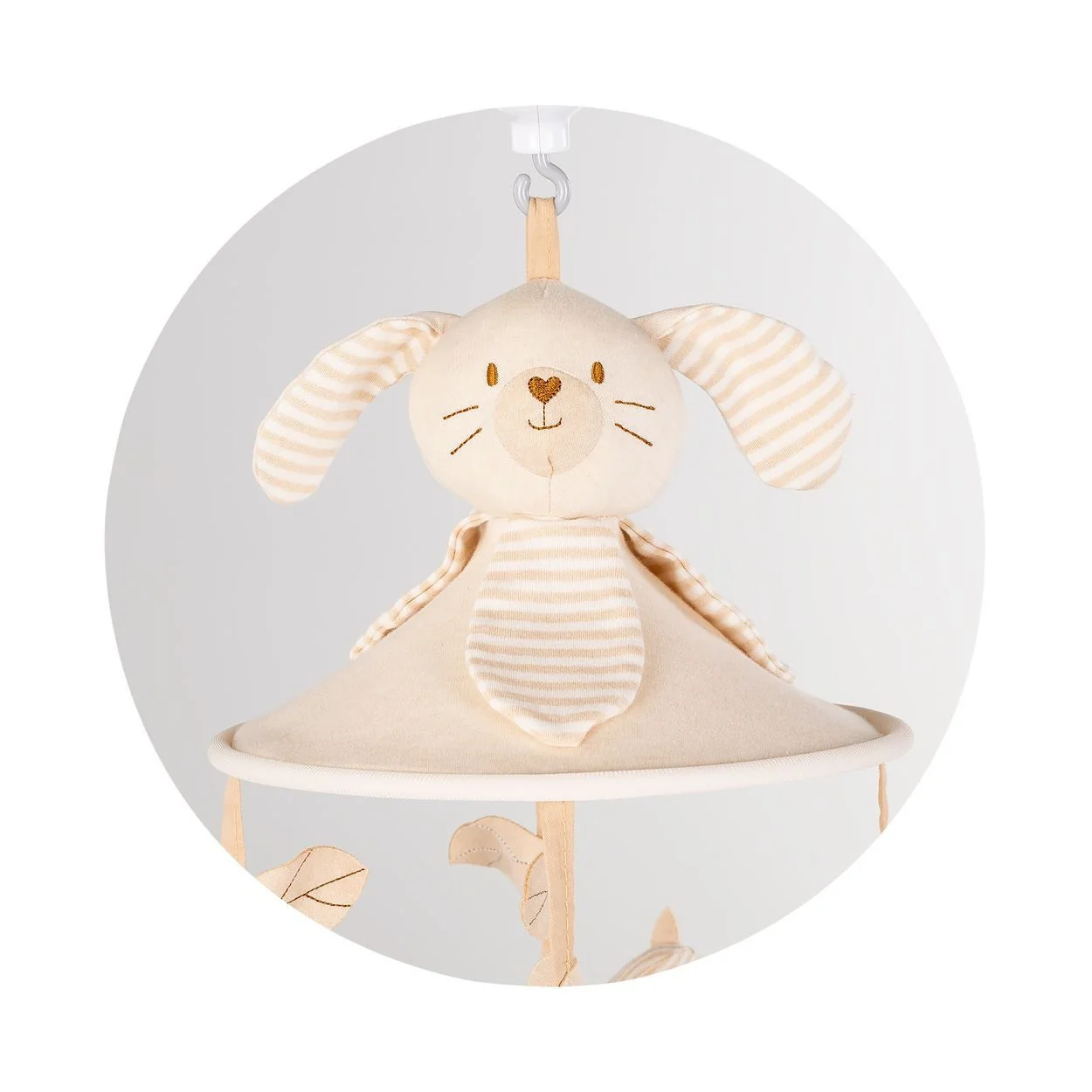 CHIPOLINO Musik Mobile Rabbit und Friends fuer Babybett