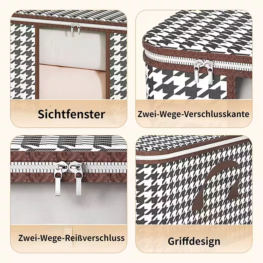 BLUSMART Auflagenbox Aufbewahrungsbox Set 3-teilig für Kleidung