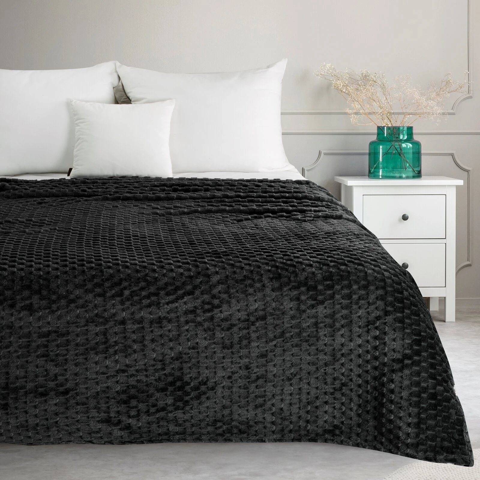 DESIGN91 Wohndecke CINDY/6 kuschelig weich für Sofa und Bett