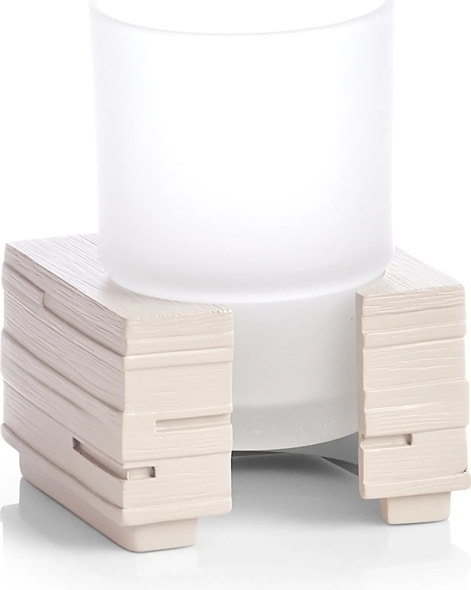 Zahnputzbecher – Modernes Badaccessoire in Weiß