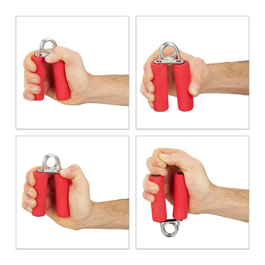 Relaxdays Handmuskeltrainer Fingertrainer 2er Set Unterarmtrainer