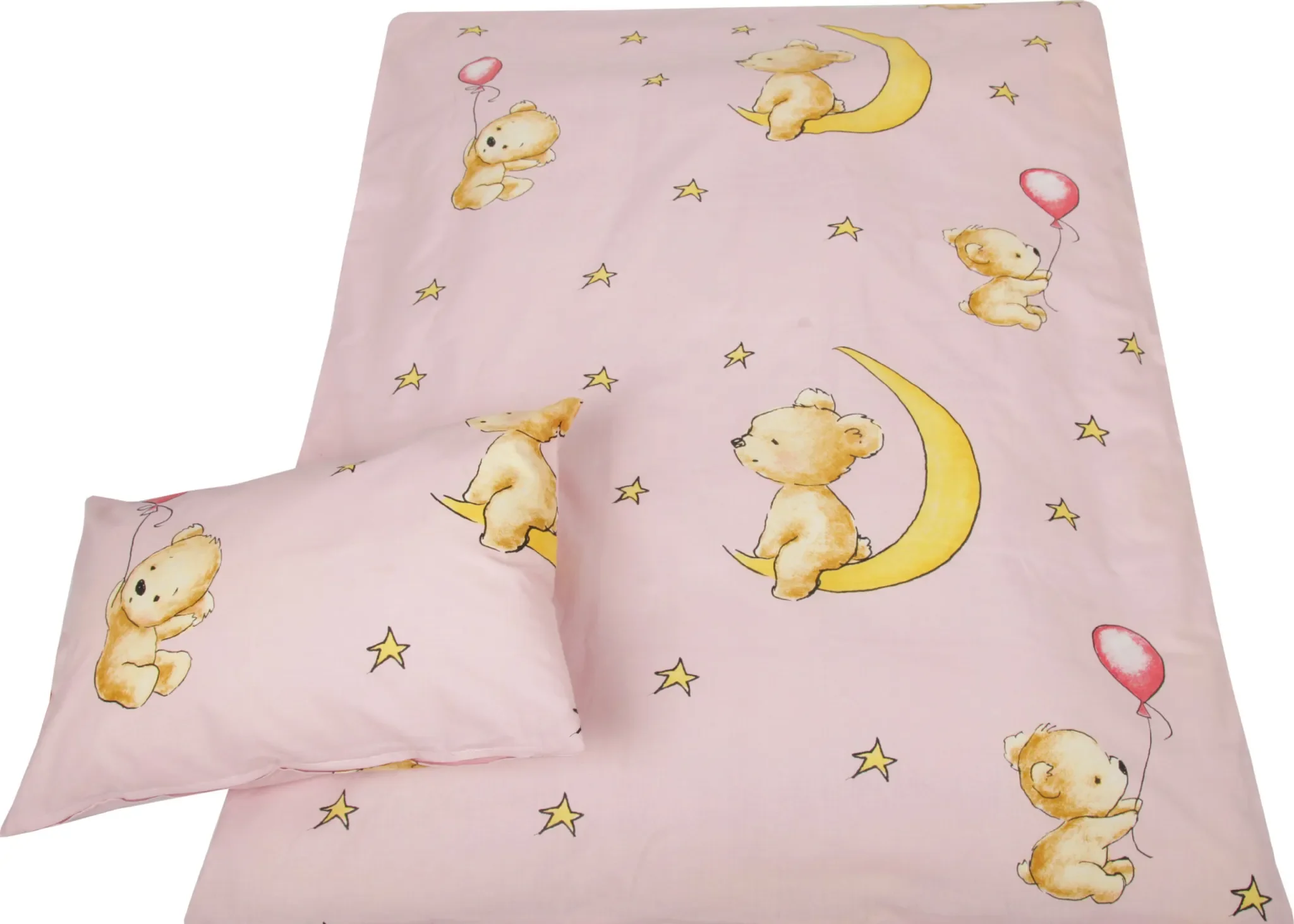 Kinderbettwäsche 2-teilig – 100 × 135 cm, Baumwolle, Motiv-Design