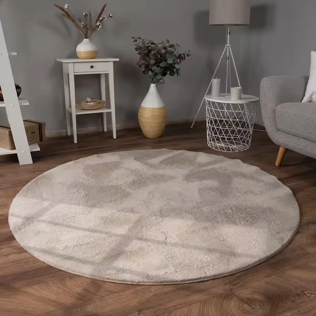 KADIMA DESIGN Teppich Kurzflor waschbar schmutzabweisend Wohnzimmer