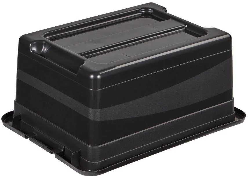 KEEEPER Transportbehälter eckhart Set 3x12L Deckel Schiebeverschluss