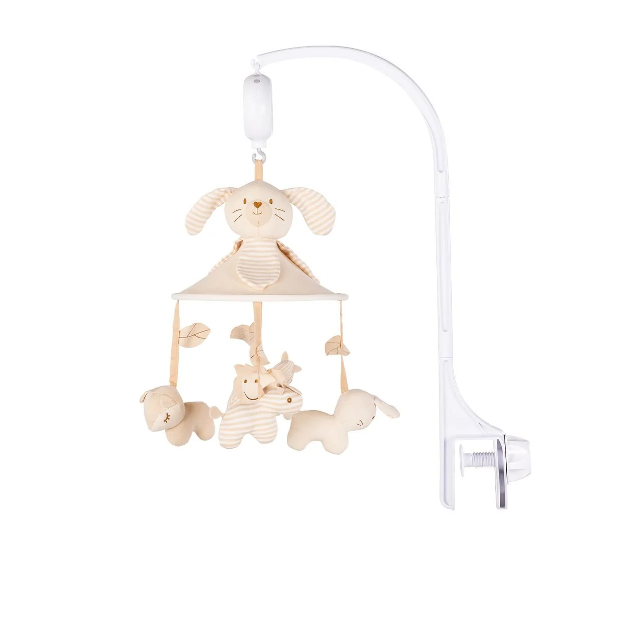 CHIPOLINO Musik Mobile Rabbit und Friends fuer Babybett