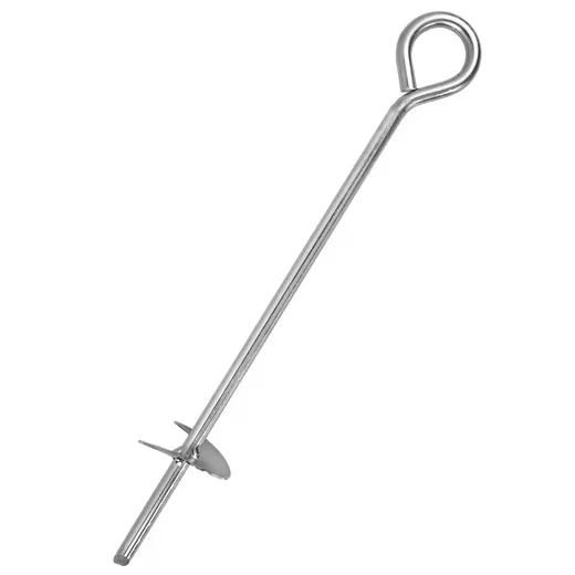 Moritz Zelthering Bodenanker 39 cm Schraubhering 1 Stück