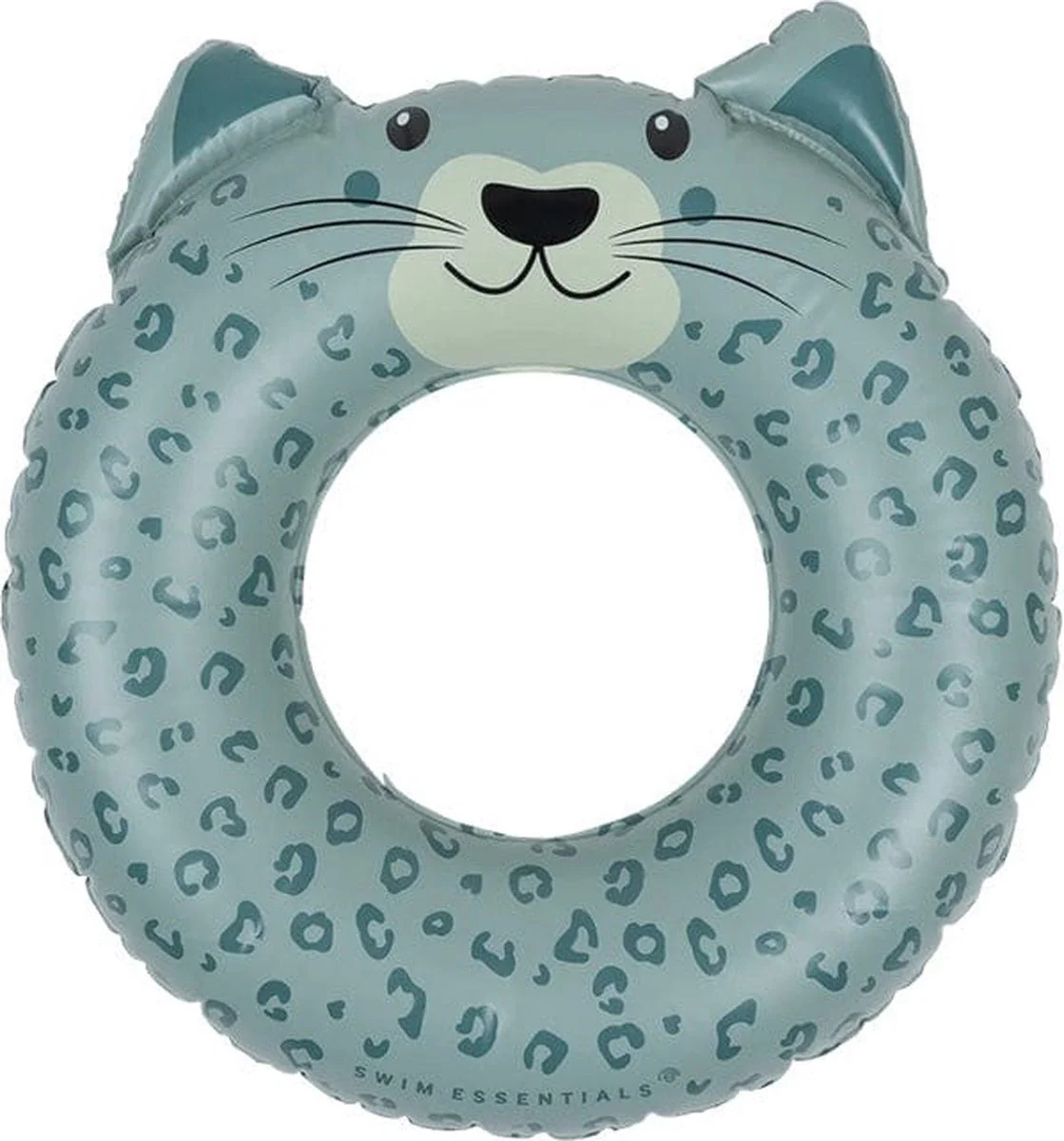 SWIM ESSENTIALS Schwimmring 55 cm Leopard grün
