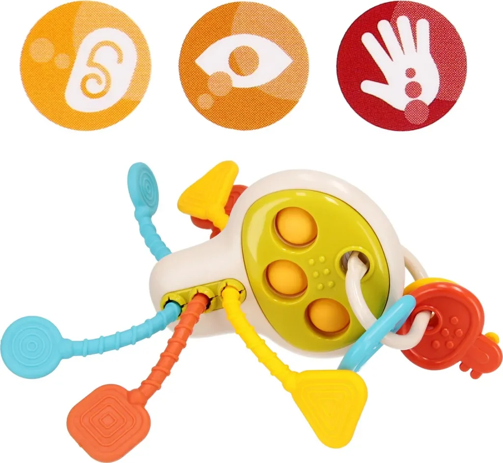 Bam Bam Sensorisches Schlüssel-Spielzeug für Babys ab 18 Monaten