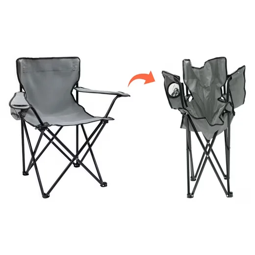 Spetebo Campingstuhl Outdoor Garten 1 Stück