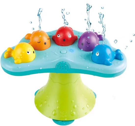 HAPE Badespielzeug Musikalische Wale Badewannenspielzeug Kinder