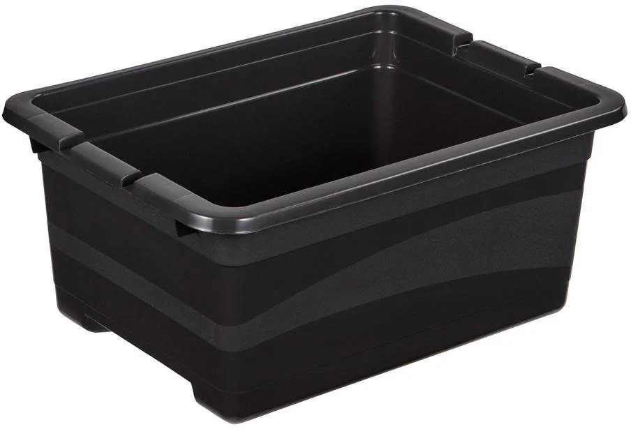 KEEEPER Transportbehälter eckhart Set 3x12L Deckel Schiebeverschluss