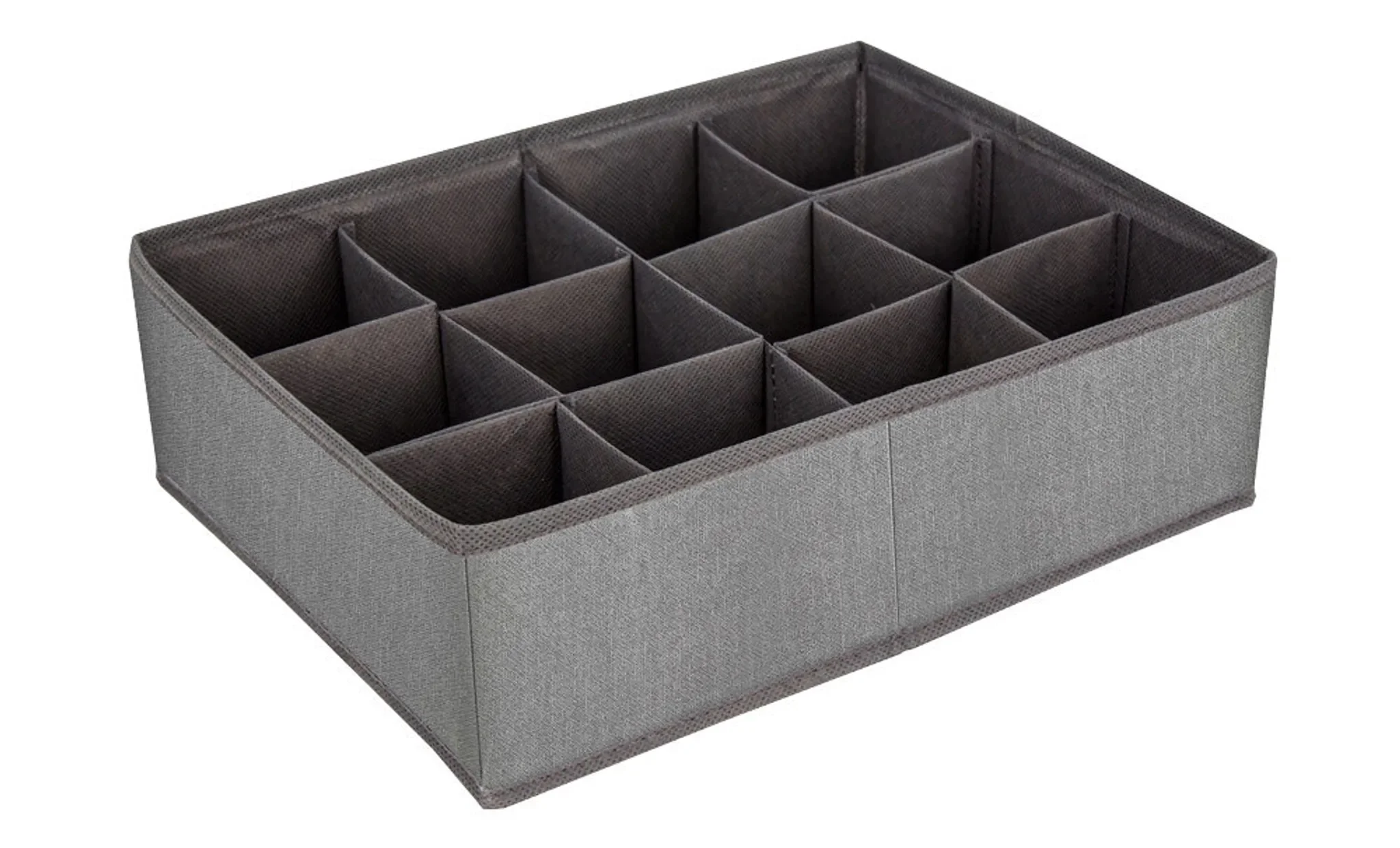 Schubladen-Organizer mit 12 Fächern – Grau