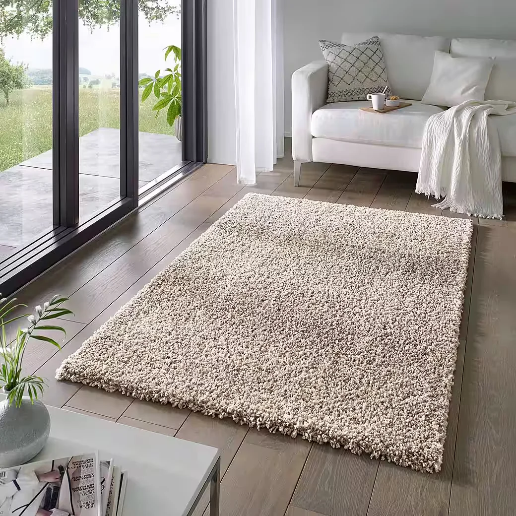 TARACARPET Langflor Teppich Venezia Shaggy Hochflor Wohnzimmer