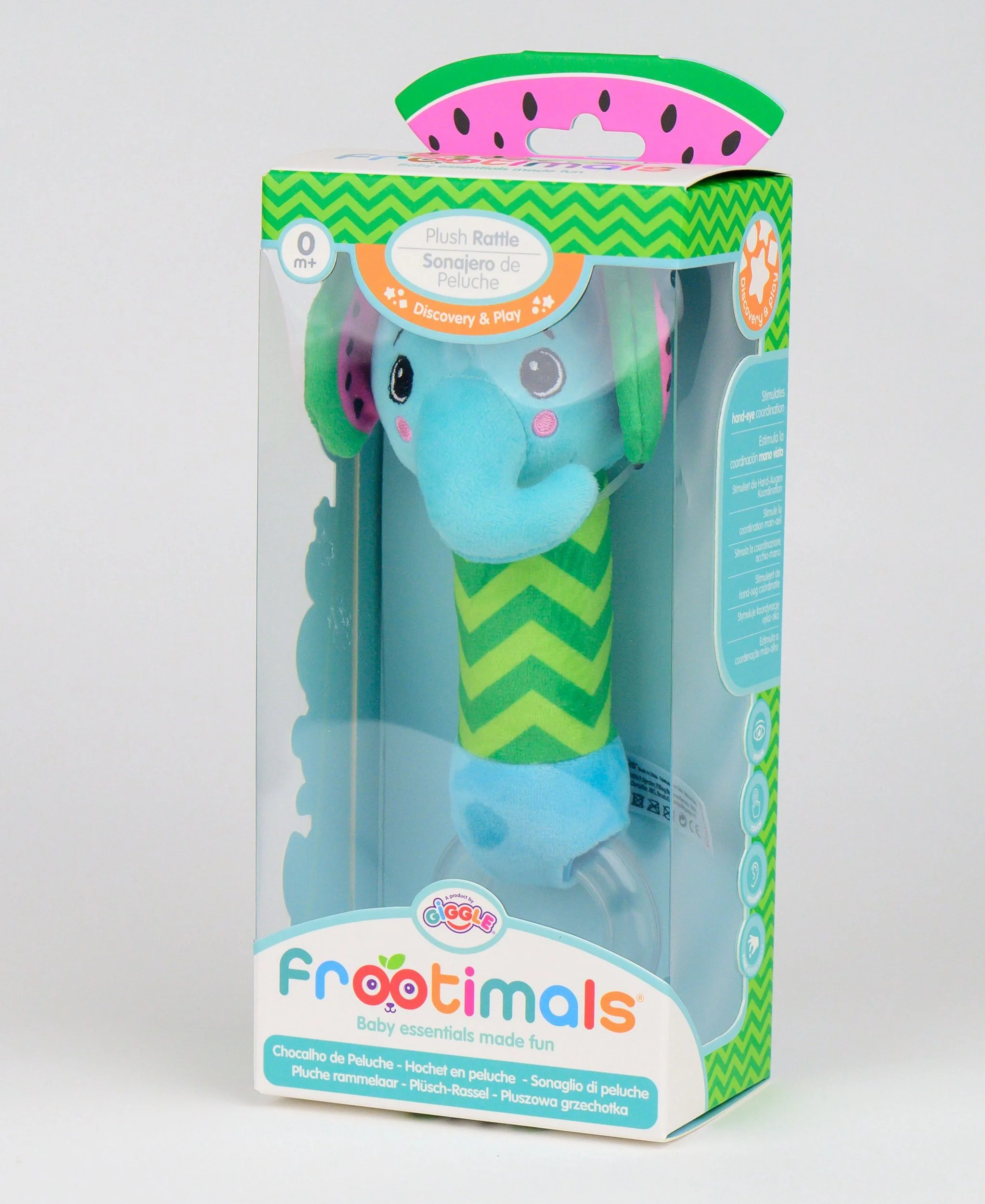 KIDS LICENSING Frootimals Rassel Melany Melephant Greifling