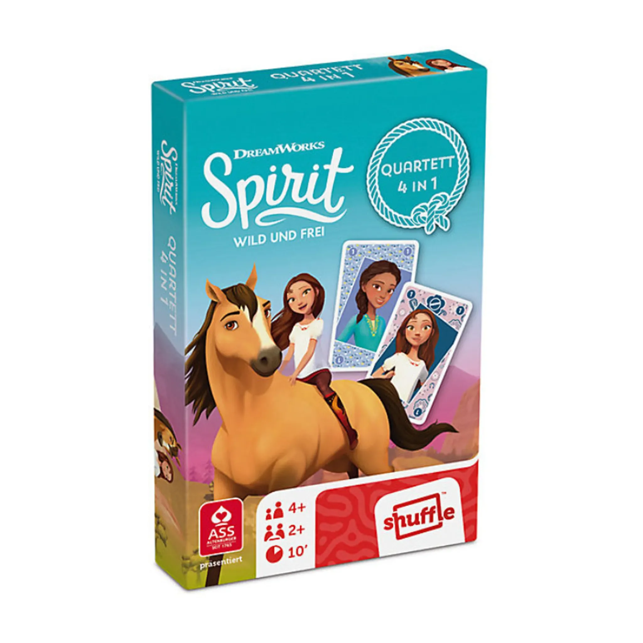 ASS Altenburger Kartenspiele „Spirit – Quartett 4 in 1“