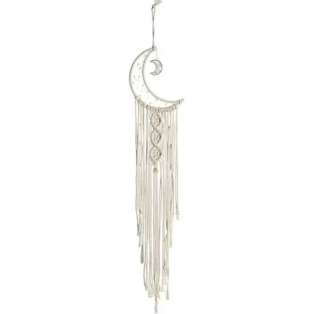 ZAEWRY Makramee Wandbehang Boho handgewebt Wandteppich Wanddeko