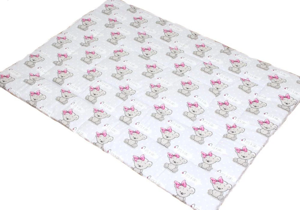 PRIMAWELA Spielmatte Krabbeldecke Baby Kinder aus Baumwolle