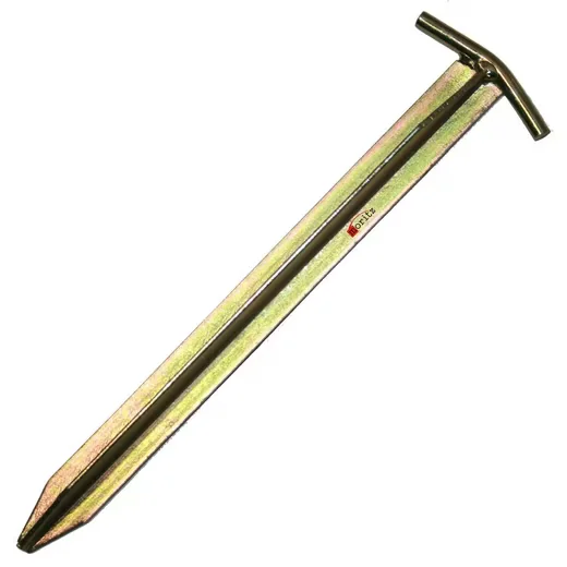 Moritz Zelthering T-Profil Deluxe Stahl 30 cm Set Erdnagel Erdanker