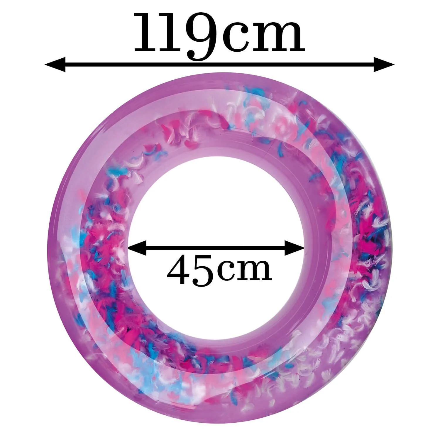 ALERT Schwimmring mit Federn 119 cm XL Splash Schwimmreifen