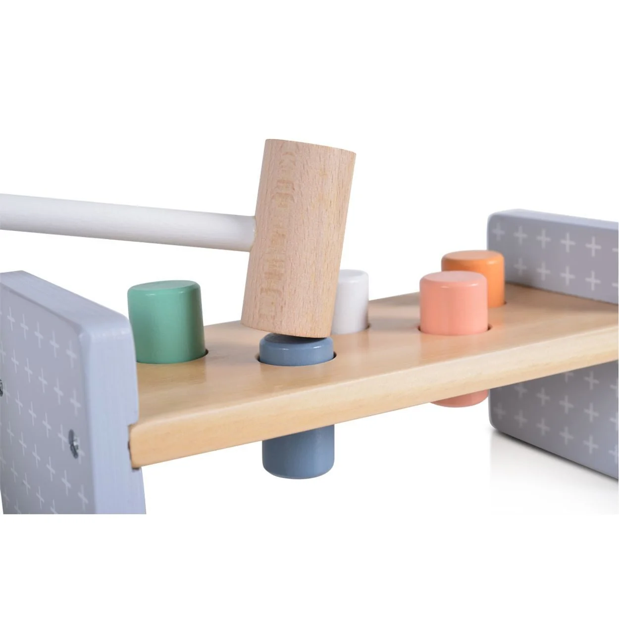 MONI Spielcenter Hammerspiel 2525 Holzspielzeug für Kinder