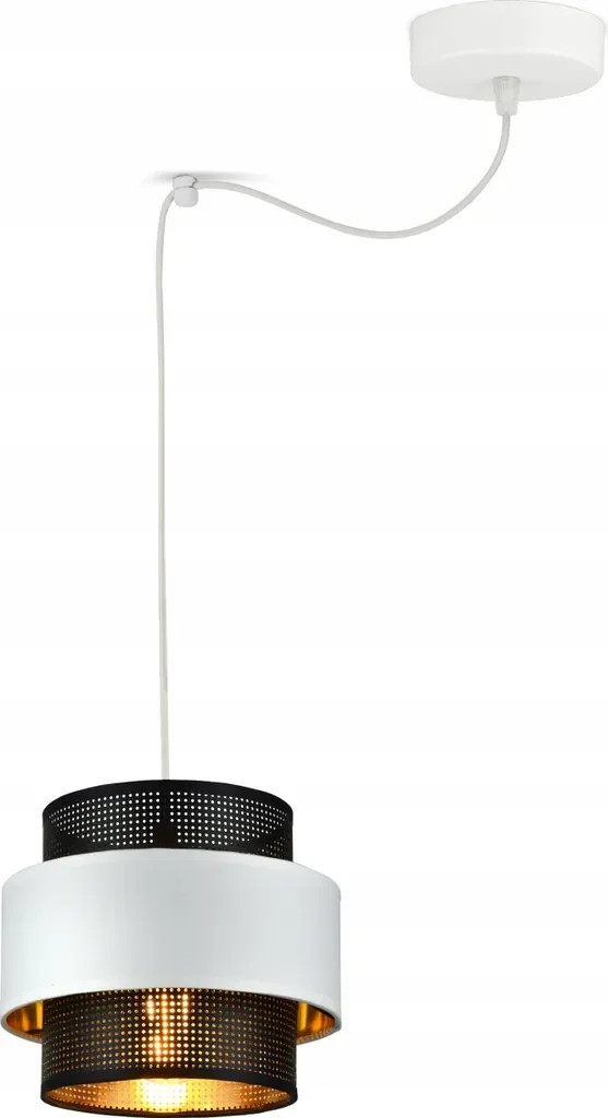 Luxolar LED Pendelleuchte Deckenleuchte E27 60W weiß schwarz