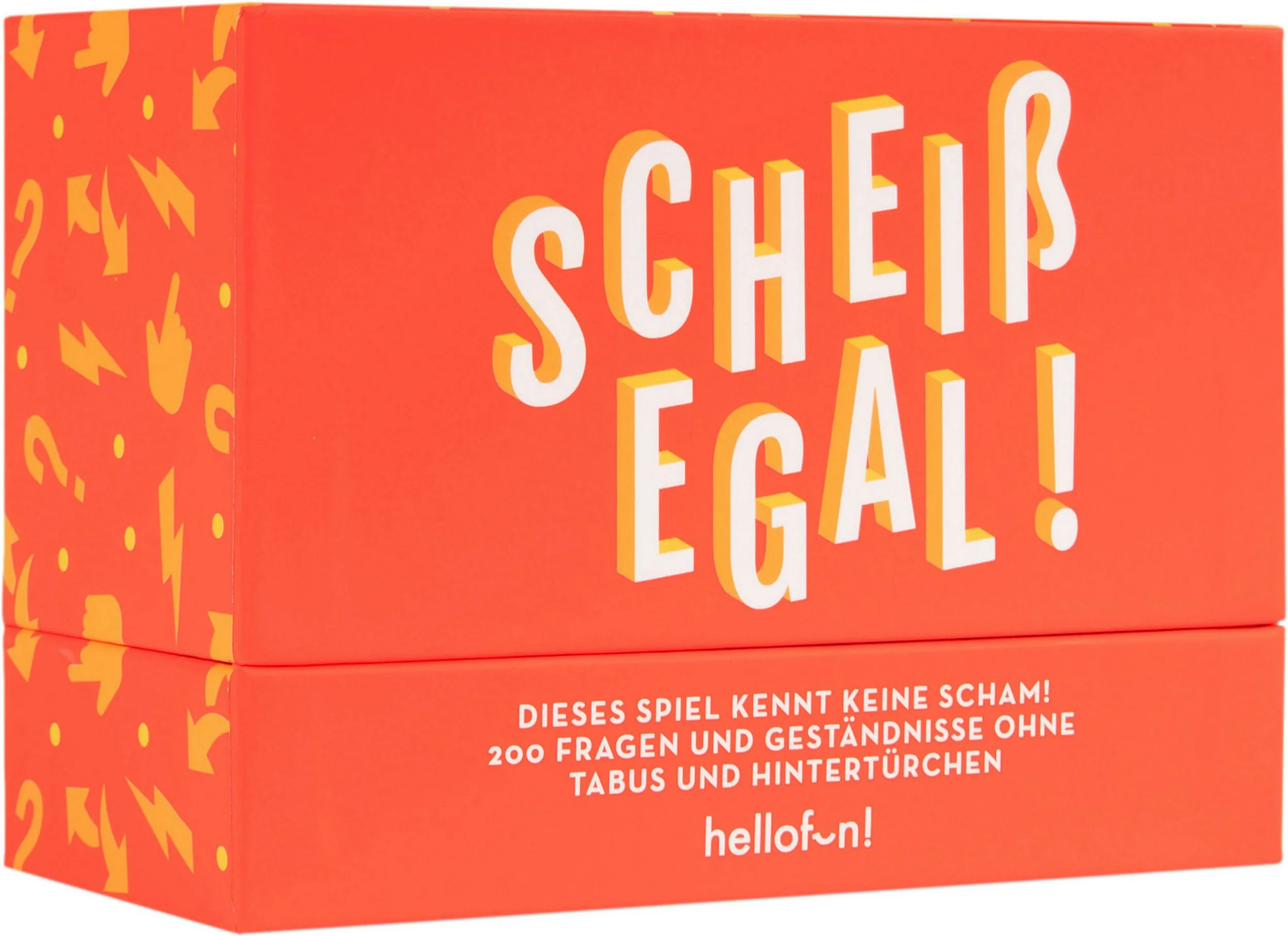 HELLOFUN Scheißegal Partyspiel Kartenspiel für Erwachsene