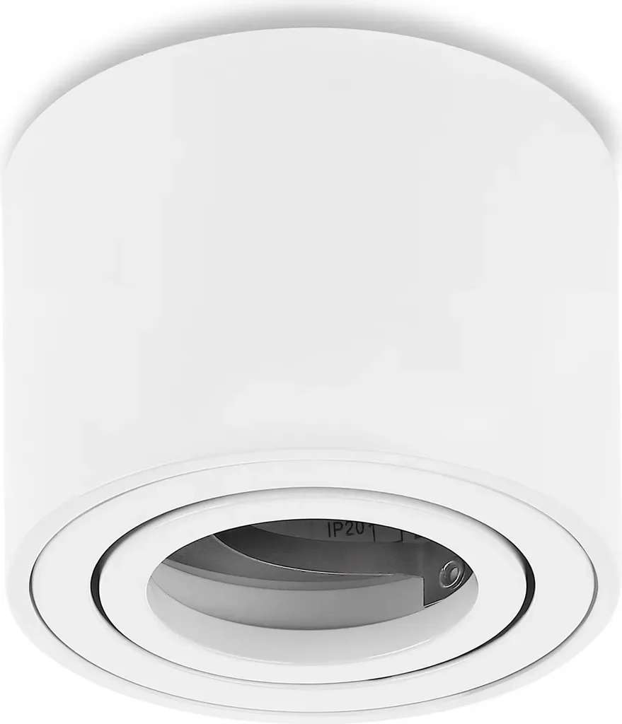 Sweet Led LED Aufbaustrahler rund flach weiß Aluminium Deckenleuchte