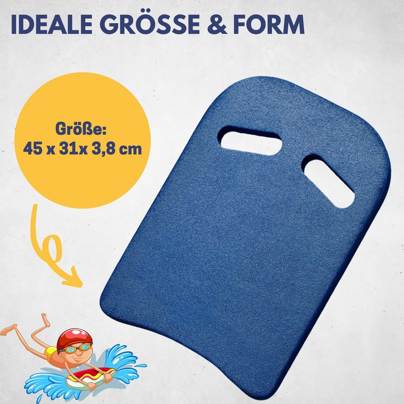 BEST SPORTING Schwimmflügel Kinder ab 6 & Schwimmbrett Erwachsene