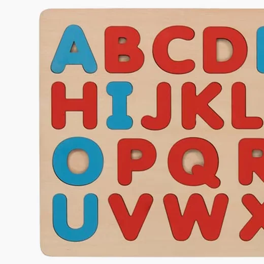 Goki Lernspielzeug Alphabetpuzzle nach Art Montessori