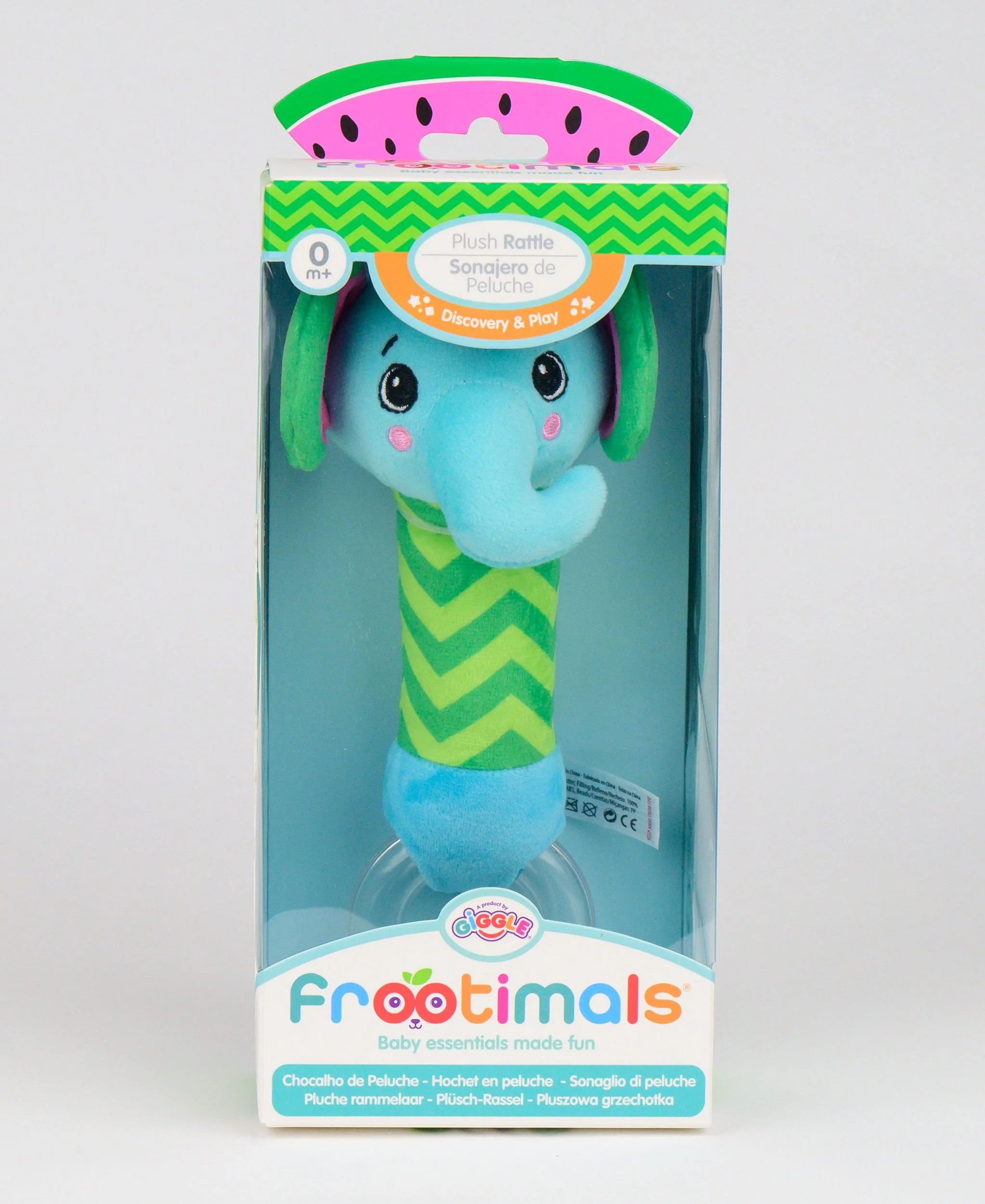 KIDS LICENSING Frootimals Rassel Melany Melephant Greifling