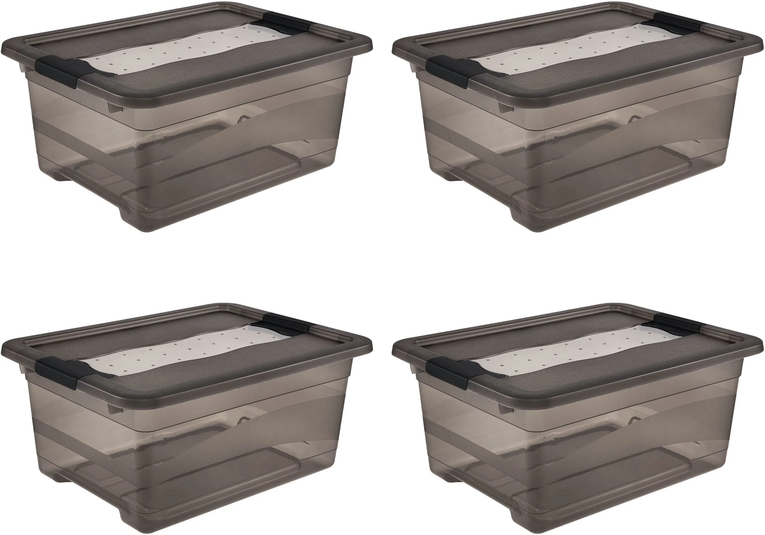 KEEEPER Cornelia Aufbewahrungsboxen 4er Set 12 L 39,5x29,5x17,5 cm