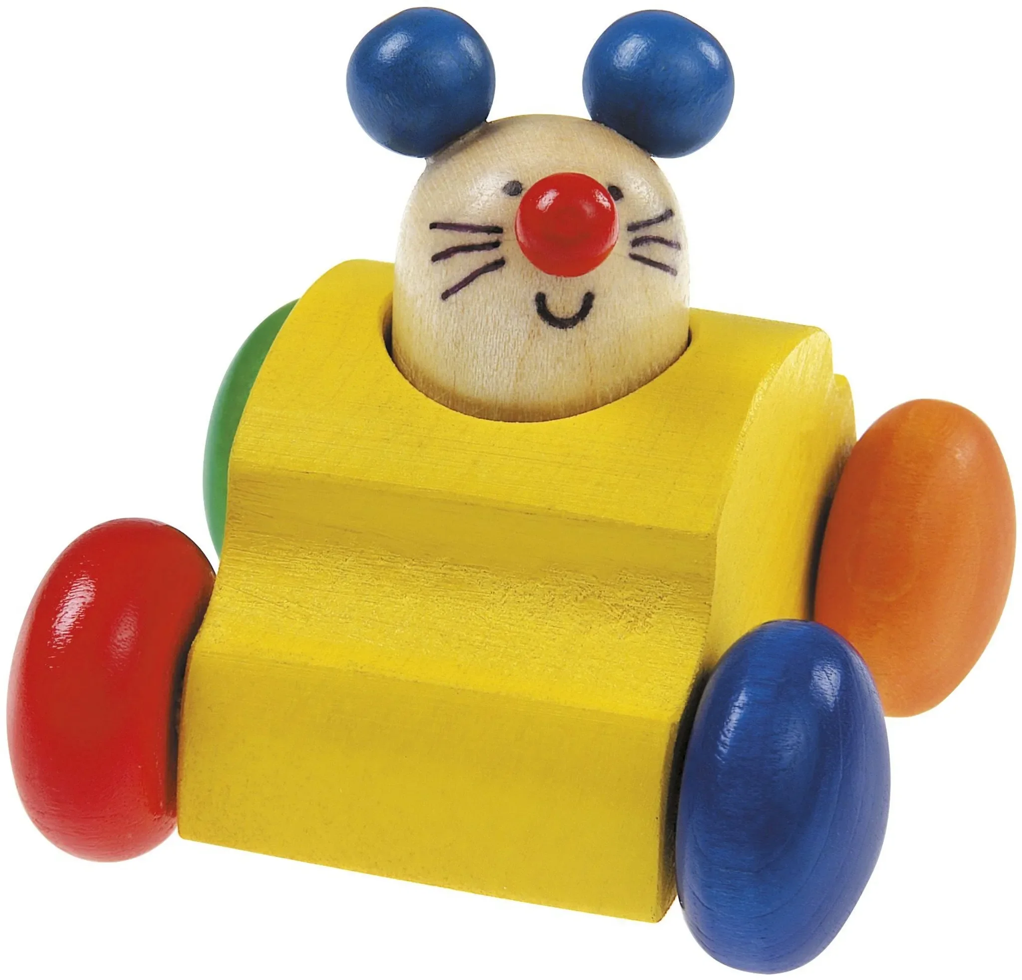 Greifling „Topeto“ – Rollgreifling aus Holz, 7 cm