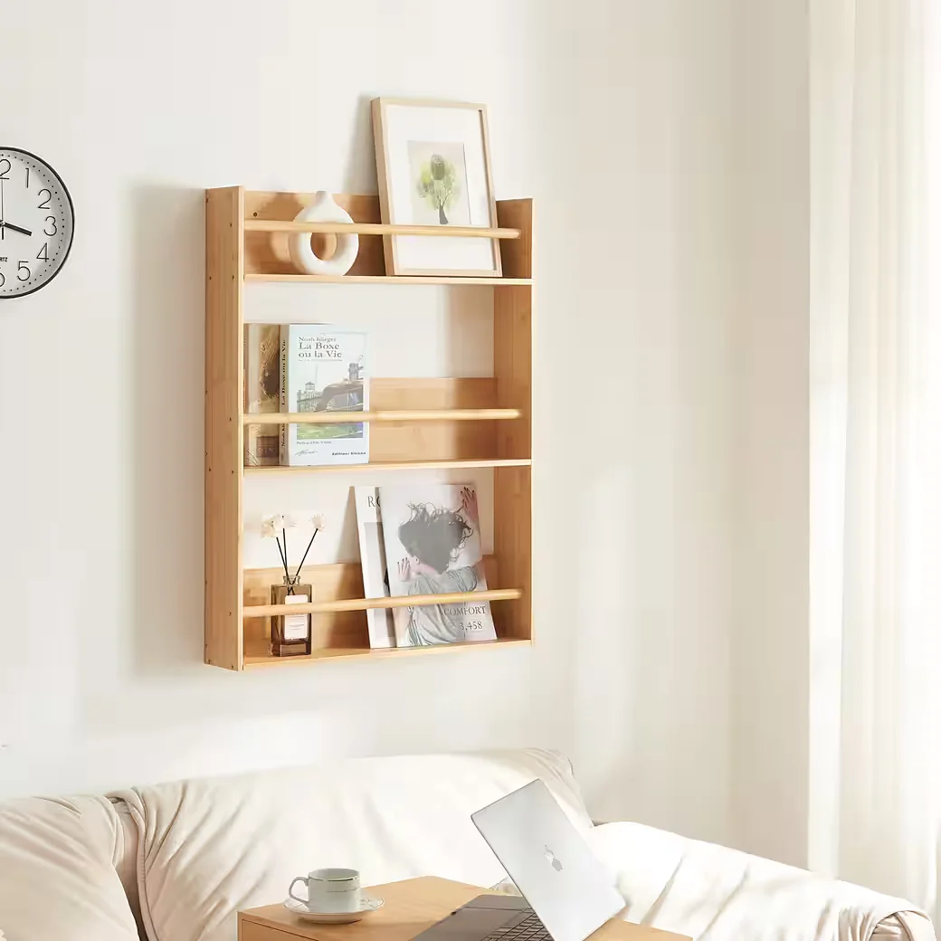 EN.CASA Wandregal Hängeregal Wandboard für Wohnzimmer Küche