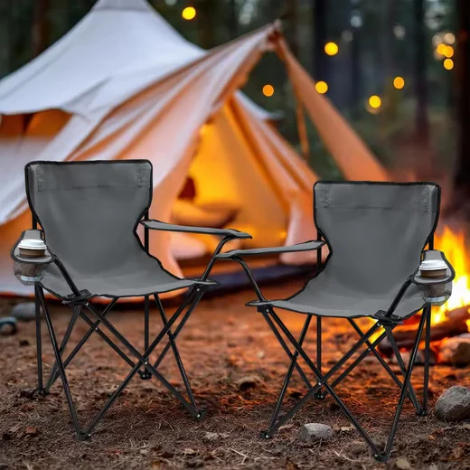 Spetebo Campingstuhl Outdoor Garten 1 Stück
