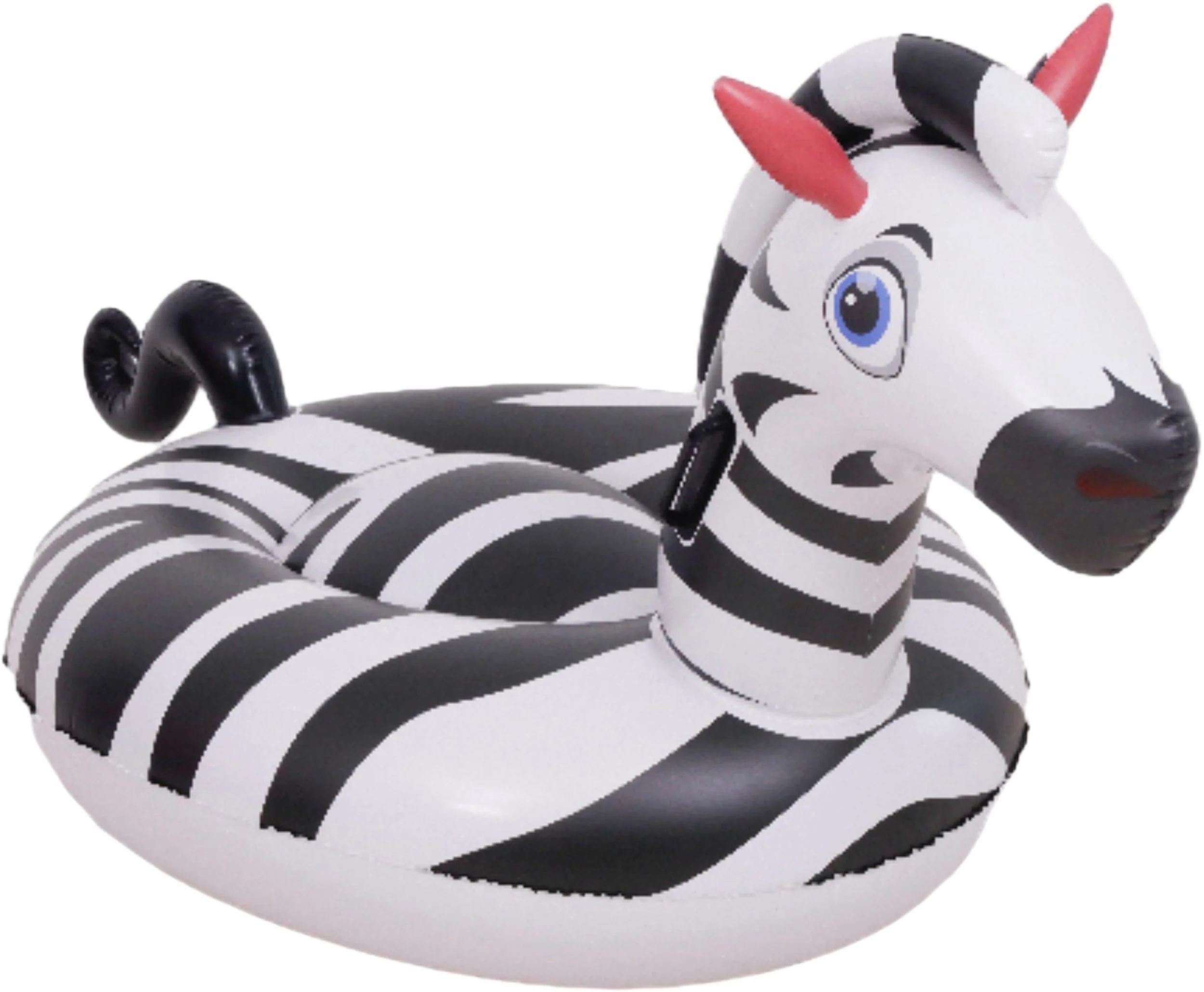 SUNCLUB Aufblasbares Schwimmtier Zebra für Pool und Strand