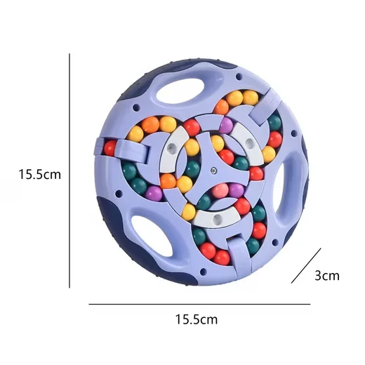 ZAEWRY Rotierender Fingerwürfel Magic Bean IQ Puzzle 1 Stück