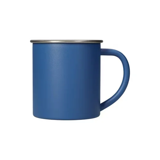 ELASTO ADVENTURA Edelstahl Camping Becher 340 ml BPA frei mit Henkel